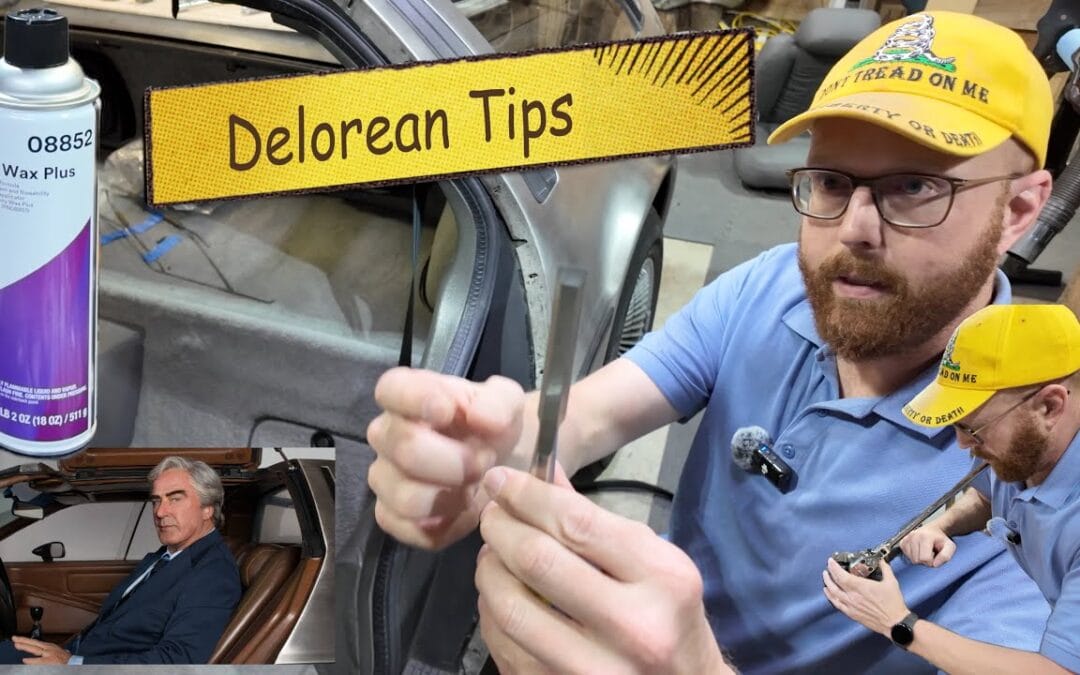 A few things I learned so far with the Delorean