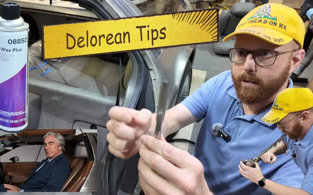 A few things I learned so far with the Delorean